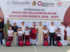 Participa Ayuntamiento de BJ en inicio de ciclo escolar 2026-2027