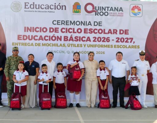 Participa Ayuntamiento de BJ en inicio de ciclo escolar 2026-2027