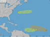 Aumenta NHC vigilancia ante posible formación de depresión tropical que avanza hacia el Atlántico