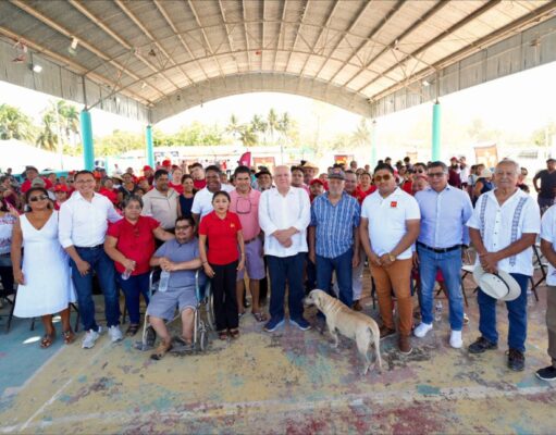 Escucha Rafael Marín a comunidades del norte de Quintana Roo en busca de la coordinación estatal
