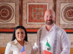 Se reúne Blanca Merari con el cónsul general de Estados Unidos, Justen A. Thomas