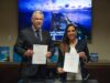 Ante miembros de la Orlando Chamber of Commerce, Mara Lezama presenta el Distrito Financiero y Tecnológico de Cancún