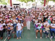 Cumple Blanca Merari a las mujeres de Puerto Morelos