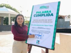 Activa gobierno de Blanca Merari WiFi gratuito en el parque Fundadores