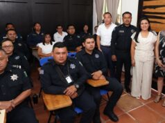 Fortalece Blanca Merari la profesionalización policil para consolidar la paz y la seguridad en Puerto Morelos