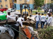 Con mega brigada de limpieza integral, Ayuntamiento de BJ atiende todo Paseos del Mar