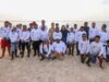 Entrega Blanca Merari a Zofemat equipo de limpieza de playas, herramientas y uniformes