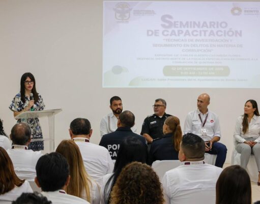 Reciben servidores públicos de Cancún capacitación sobre delitos en materia de corrupción