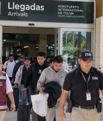 Aeropuerto de Tulum recibe a gente repatriada cada viernes