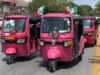 Protestan mototaxistas de Cancún, luego de incendio de dos vehículos