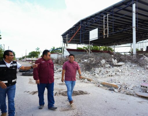 Avanza la obra de Reconstrucción del Poliforum de Cozumel
