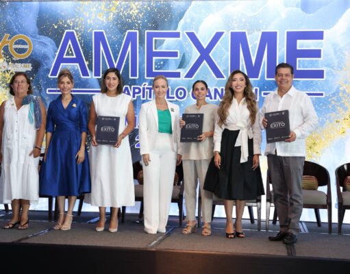 Respalda Ana Paty Peralta a mujeres empresarias y fortalece alianza con Amexme Cancún