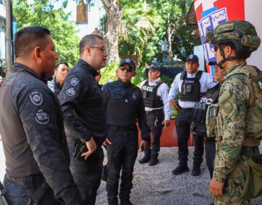 Gobierno de Playa del Carmen asume, a través de la Policía Municipal, el mando del Operativo Blindaje en la Quinta Avenida
