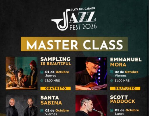 El Festival de Jazz de Playa del Carmen, un mes de conciertos y actividades