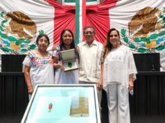 Reconoce Mara Lezama la fuerza, identidad y liderazgo de las mujeres mayas con la Medalla al Mérito Mujer Indígena Maya “María Petrona Uicab”