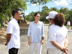 Mejora Ana Paty Peralta infraestructura urbana en avenida Galaxias del Sol