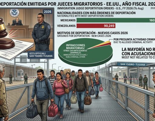 Revela TRAC que sólo 1.79% de los casos de deportación en EU son por actividad criminal