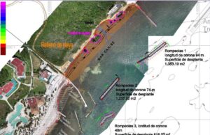 Autoriza Semarnat recuperar playa Bahía del Carmen con tres rompeolas y un banco marino