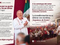 Desmiente Rafa Marín versiones de declinación