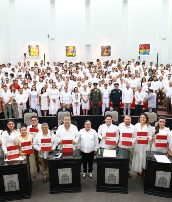 Recibe Congreso del Pueblo el Cuarto Informe de Gobierno de Mara Lezama