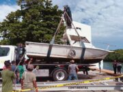 Retiran embarcaciones abandonadas en Laguna Nichupté