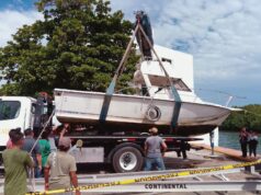 Retiran embarcaciones abandonadas en Laguna Nichupté