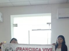 Protestan Madres Buscadoras contra 3er. diferimiento de audiencia por feminicidio de Francisca Mariner