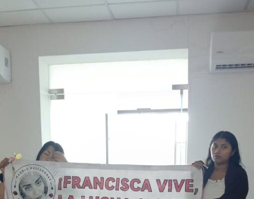Protestan Madres Buscadoras contra 3er. diferimiento de audiencia por feminicidio de Francisca Mariner