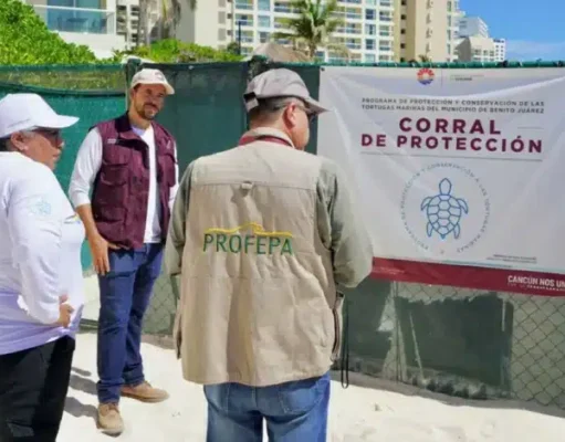 Adelantó calor eclosión de tortugas y las dejó expuestas a depredadores en playa de Cancún