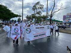 ‘No te vayas a enfermar, no tenemos material’: Protestan sindicalizados del IMSS en Cancún