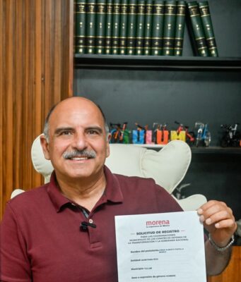 Se registra Jorge Portilla Mánica para coordinador municipal de la Defensa de la 4T