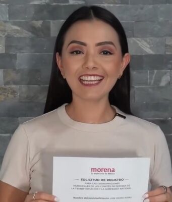 Se inscribe ‘Majo’ Osorio para la coordinación municipal de Morena en Playa del Carmen