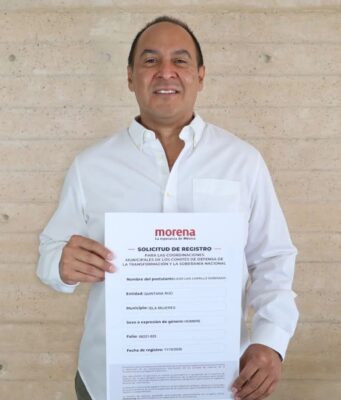 Anuncia Juan Carrillo que competirá por coordinación en Isla Mujeres
