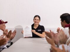 Estefanía Mercado se registra para coordinar los trabajos de Defensa de la Transformación en Playa del Carmen