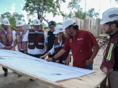 Mara Lezama supervisa construcción de cuartel para duplicar de 200 a 400 policías en Cozumel
