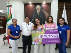 Recibe Mara Lezama donativo para fortalecer refugios y albergues de mujeres en Quintana Roo