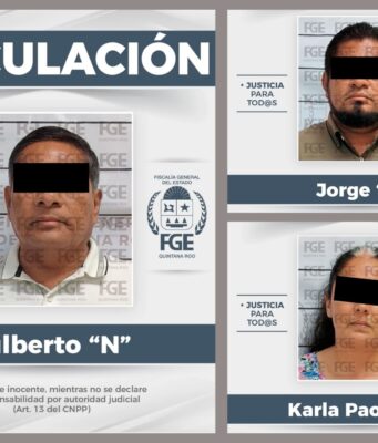 Vinculan a proceso a tres personas por extorsionar a comerciante en Puerto Aventuras