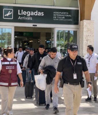 Aeropuerto de Tulum se reduce a punto de entrada de deportados