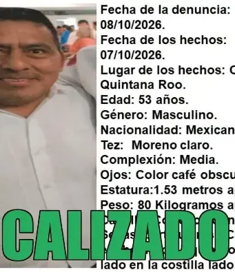 Localizan con vida a Reynaldo Miguel Sebastián, funcionario de Educación en Quintana Roo